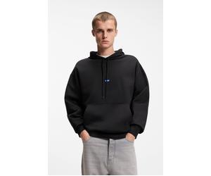 Kapuzensweatshirt HUGO "Nalonso", Herren, Gr. 3XL, schwarz, Sweatware, Obermaterial: 100% Baumwolle, relaxed fit normal, hoch geschlossener Ausschnitt, weit Bündchen, Sweatshirts, Regular Fit, Känguru