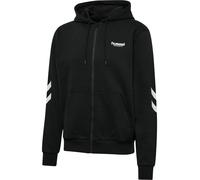 Kapuzensweatshirt HUMMEL "HMLLEGACY 2.0 ZIP HOODIE", Herren, Gr. L, schwarz, Obermaterial: 60% Baumwolle, 40% Polyester, Sweatshirts, sportlicher Schnitt, für vielseitige Aktivitäten, mit Kapuze (4643