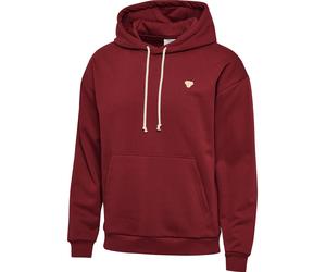 Kapuzensweatshirt HUMMEL "hmlLOOSE HOODIE BEE", Damen, Gr. XXL, syrah, angeraute Sweatware, Obermaterial: 84% Baumwolle, 16% Polyester, Sweatshirts, sportlicher Stil, mit Kapuze, aus Baumwolle und Pol