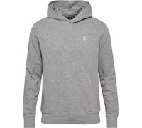 Kapuzensweatshirt HUMMEL "HMLPULSE SWEAT HOODIE", Herren, Gr. L, grau (grau melange), Obermaterial: 60% Baumwolle, 40% Polyester, normal normal, Sweatshirts, normale Passform, mit Kapuze, mit angesetz