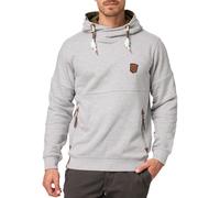 Kapuzensweatshirt INDICODE "INAix", Herren, Gr. M, grau (lt grau mix), Sweatware, Obermaterial: 60% Baumwolle, 40% Polyester, meliert, unifarben, regular fit normal, Rundhals, Rippbündchen, Sweatshirt