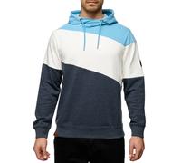 Kapuzensweatshirt INDICODE "INAlami", Herren, Gr. XXL, blau (alaska blau), Sweatware, Obermaterial: 60% Baumwolle, 40% Polyester, colorblocking, regular fit, Rippbündchen, Sweatshirts (69357928-XXL) a