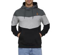 Kapuzensweatshirt INDICODE "INMarcus", Herren, Gr. S, grün (urban grün), Sweatware, Obermaterial: 60% Baumwolle, 40% Polyester, colorblocking, regular fit normal, Rundhals, Rippbündchen, Sweatshirts K