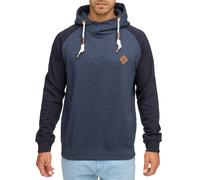 Kapuzensweatshirt INDICODE "INMarybank", Herren, Gr. XL, blau (navy mel), Sweatware, Obermaterial: 60% Baumwolle, 40% Polyester, meliert, regular fit normal, Rundhals, Rippbündchen, Sweatshirts (10039