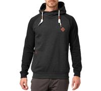 Kapuzensweatshirt INDICODE "INMarybank", Herren, Gr. XXL, grau (charcoal mix), Sweatware, Obermaterial: 60% Baumwolle, 40% Polyester, unifarben mit Farbeinsatz, regular fit normal, Rundhals, Rippbündc