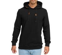 Kapuzensweatshirt INDICODE "INSalupe Hoodie", Herren, Gr. XL, schwarz, Sweatware, Obermaterial: 100% Baumwolle, unifarben, regular fit hüftlang, Rundhals, Sweatshirts (17658528-XL) schwarz