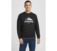 JACK & JONES Jcoflare Front Print Sweat Crew Neck