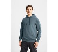 Kapuzensweatshirt JACK & JONES "JJEBRADLEY SWEAT HOOD NOOS", Herren, Gr. L, stormy weather, angeraute Sweatware, Obermaterial: 65% Polyester, 35% Baumwolle, unifarben, loose fit taillenbedeckt, ohne A