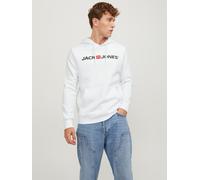 Jack & Jones Corp Old Logo Kapuzenpullover M White / Detail Regular Fit