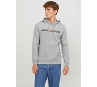 Jack & Jones Herren Sweatshirt Mann Jjecorp Altes Logo Sweat Hood Noos Grau Größe S