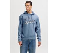 Jack & Jones JJELOGO SWEAT HOOD 2 COL S 12279649 Blue Mirage (910710) Grau S
