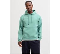 Jack & Jones - JJESTAR BASIC SWEAT HOOD NOOS mineral blue - Gr. - S