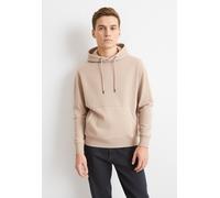 Kapuzensweatshirt JACK & JONES "JJESTAR BASIC SWEAT HOOD NOOS", Jungen, Gr. XXL, grau (mocha meringue), angeraute Sweatware, Obermaterial: 70% Baumwolle, 30% Polyester, unifarben, relaxed fit, Rundhal