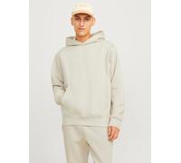 Kapuzensweatshirt JACK & JONES "JJEURBAN EDGE SWEAT HOOD NOOS", Herren, Gr. XXL, gelb (moonbeam), angeraute Sweatware, Obermaterial: 70% Baumwolle, 30% Polyester, unifarben, relaxed fit taillenbedeckt