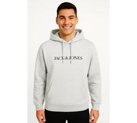 Jack & Jones Hoodie in Hellgrau - Größe M | Herren Sweatshirts Jacken