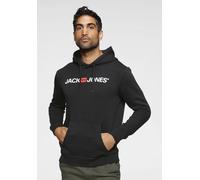 Jack & Jones Logo Kapuzenpullover S Black (Herstellerartikelnummer: 12137054-Black-S)