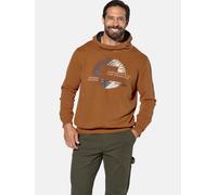 Kapuzensweatshirt JAN VANDERSTORM "Sweatshirt MAGNUSBORG", Herren, Gr. XXL, orange (dunkelorange), Obermaterial: 100% Baumwolle CO., Sweatshirts (29587708-XXL) dunkelorange