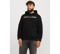 Jack & Jones Corp Old Logo Plus Size Kapuzenpullover 3XL Black / Reg Fit