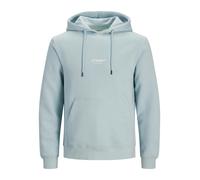 Kapuzensweatshirt "JJESOHO SWEAT HOOD NOOS PLS", Herren, Gr. 5XL, celestial blau, angeraute Sweatware, Obermaterial: 80% Baumwolle, 20% Polyester, JACK & JONES PLUSSIZE, regular fit, Rippbündchen, Swe