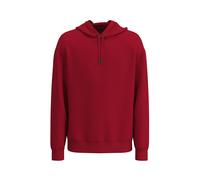 Kapuzensweatshirt JOOP JEANS "Sidney", Herren, Gr. L, rot (dunkelrot), Sweatware, Obermaterial: 100% Baumwolle, unifarben, regular fit normal, Rundhals, eingesetzt Rippbündchen, Sweatshirts, Mit Rundh