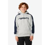 Kapuzensweatshirt Jungen Kontrastärmel & Kängurutasche RIP CURL grau Gr. 140