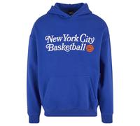 Kapuzensweatshirt K1X "K1X Herren KXM241-007-2 K1X NYC BB Hoody", Herren, Gr. M, blau, 80% Baumwolle, 20% Polyester, Sweatshirts (38367840-M) blau