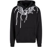 Kapuzensweatshirt K1X "K1X Herren KXM241-013-1 K1X Net Hoody", Herren, Gr. M, schwarz, 80% Baumwolle, 20% Polyester, bedruckt, Sweatshirts (49824914-M) schwarz