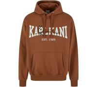 Kapuzensweatshirt KARL KANI "Karl Kani Herren", Herren, Gr. S, braun, 80% Baumwolle, 20% Polyester, unifarben, Sweatshirts (54062700-S) braun