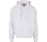 Kapuzensweatshirt KARL KANI "Karl Kani Herren Karl Kani Small Signature Blue Logo Hoodie", Herren, Gr. XL, weiß, 100% Baumwolle, Sweatshirts (40917430-XL) weiß