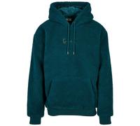 Kapuzensweatshirt KARL KANI "Karl Kani Herren KM223-077-2 KK Metal Signature Hoodie", Herren, Gr. S, schwarz teal, 100% Polyester, unifarben, Sweatshirts (56990213-S) schwarz teal