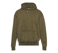 Kapuzensweatshirt KARL KANI "Karl Kani Herren KM234-058-2 KK Small Signature Os Heavy Sweat", Herren, Gr. XS, washed schwarz olive, 100% Baumwolle, Sweatshirts (85457065-XS) washed schwarz olive