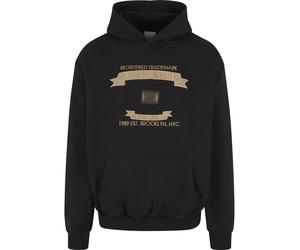 Kapuzensweatshirt KARL KANI "Karl Kani Herren KM241-006-1 Karl Kani Metal Plate Os Hoodie", Herren, Gr. XL, schwarz, 60% Baumwolle, 40% Polyester, bedruckt, Rundhals, Sweatshirts (46721218-XL) schwarz