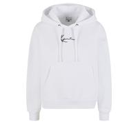 Kapuzenpullover KARL KANI "Karl Kani Karl Kani Small Signature Essential OS Hoodie", Damen, Gr. XL, weiß, 65% Baumwolle, 35% Polyester, mehrfarbig, casual, normal, ohne Ausschnitt, Langarm, Pullover (