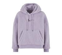 Kapuzensweatshirt KARL KANI "Karl Kani KK Metal Signature Teddy Os Hoodie", Damen, Gr. L, lila, 100% Polyester, Sweatshirts (92528252-L) lila