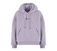 Kapuzensweatshirt KARL KANI "Karl Kani KK Metal Signature Teddy Os Hoodie", Damen, Gr. XL, lila, 100% Polyester, Sweatshirts (92528252-XL) lila