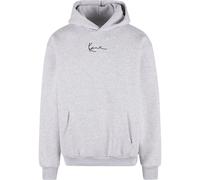 Kapuzensweatshirt KARL KANI "Karl Kani Small Signature Essential Os Hoodie", Herren, Gr. S, ash grau, 65% Baumwolle, 35% Polyester, Sweatshirts (45846505-S) ash grau