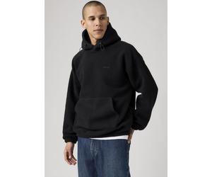 Kapuzensweatshirt LEVI'S "COZY UP HOODIE", Herren, Gr. M, schwarz (jet schwarz), Obermaterial: 100% Polyester, Sweatshirts (57251869-M) jet schwarz