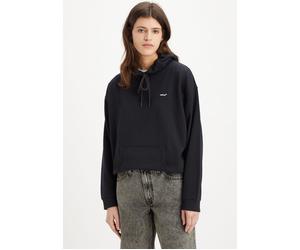 Kapuzensweatshirt LEVI'S "EVERYDAY HOODIE", Damen, Gr. L, schwarz (caviar), Sweatware, Obermaterial: 58% Baumwolle, 42% Polyester, Sweatshirts (49329311-L) caviar