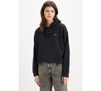 Kapuzensweatshirt LEVI'S "EVERYDAY HOODIE", Damen, Gr. M, schwarz (caviar), Sweatware, Obermaterial: 58% Baumwolle, 42% Polyester, Sweatshirts (49329311-M) caviar