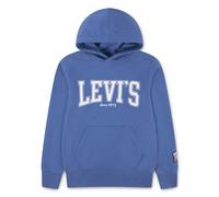 Kapuzensweatshirt LEVI'S KIDS "LVB THE GREAT HIGHWAY HOOD", Jungen, Gr. 10 (140), blau (star sapphire), Sweatware, Obermaterial: 60% Baumwolle, 40% Polyester, bedruckt, normal, Bündchen, Sweatshirts,
