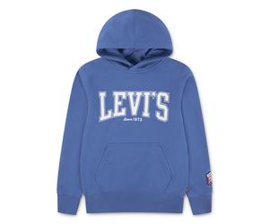 Kapuzensweatshirt LEVI'S KIDS "LVB THE GREAT HIGHWAY HOOD", Jungen, Gr. 16 (176), blau (star sapphire), Sweatware, Obermaterial: 60% Baumwolle, 40% Polyester, bedruckt, normal, Bündchen, Sweatshirts,