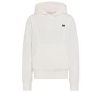 Kapuzensweatshirt LEVI'S KIDS "LVG BATWING PATCH HOODIE", Mädchen, Gr. 12 (152), weiß (gardenia), Sweatware, Obermaterial: 60% Baumwolle, 40% Polyester, unifarben, casual, Langarm Bündchen mit Daumenl