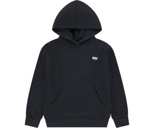 Kapuzensweatshirt LEVI'S KIDS "LVG BATWING PATCH HOODIE", Mädchen, Gr. 14 (158), schwarz (jet schwarz), Sweatware, Obermaterial: 60% Baumwolle, 40% Polyester, unifarben, Bündchen mit Daumenlöchern, Sw