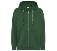 Kapuzensweatshirt LEVI'S PLUS, Herren, Gr. 3XL (68/70), eden, Frottee, Obermaterial: 100% Baumwolle, lässig geschnitten hüftbedeckend, eingesetzt Rippbündchen, Sweatshirts, mit dezentem Levi's Batwing