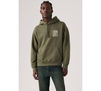 Kapuzensweatshirt LEVI'S "RELAXED GRAPHIC PO", Herren, Gr. M, stretched, Sweatware, Obermaterial: 88% Baumwolle, 12% Polyester, bedruckt, relaxed fit hüftbedeckend, Rundhals, Bündchen, Sweatshirts, mi