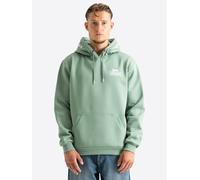 Kapuzensweatshirt LONSDALE "BRODLOVE", Herren, Gr. L, grün (grün, weiß), Obermaterial: 100% Polyester. Futter: 100% Polyester, angesetztes Bündchen, Sweatshirts, mit Kapuze, Langarm-Design, normale Pa