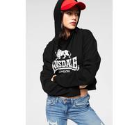 Lonsdale Roxeth Cropped Hoodie Schwarz XS Frau