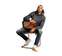 Kapuzensweatshirt LONSDALE "GOSPORT", Herren, Gr. S, grau (anthrazit, schwarz), angeraute Sweatware, Obermaterial: 60% Baumwolle, 40% Polyester, schmal kurz, Rippbündchen, Sweatshirts (46351527-S) ant