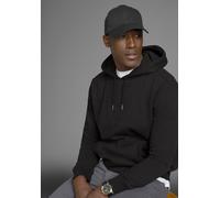 Kapuzensweatshirt MAN'S WORLD, Herren, Gr. 5XL (72/74), schwarz, angeraute Sweatware, Obermaterial: 60% Baumwolle, 40% Polyester. Kapuzenfutter: 60% Baumwolle, 40% Polyester, unifarben, Basic, regular