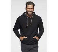 Kapuzensweatshirt MAN'S WORLD, Herren, Gr. L (52/54), schwarz, angeraute Sweatware, Obermaterial: 60% Baumwolle, 40% Polyester. Kapuzenfutter: 60% Baumwolle, 40% Polyester, meliert, regular fit, Rippb
